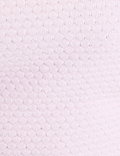 Pull col bateau rose clair femme