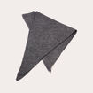 Foulard triangle gris foncé femme