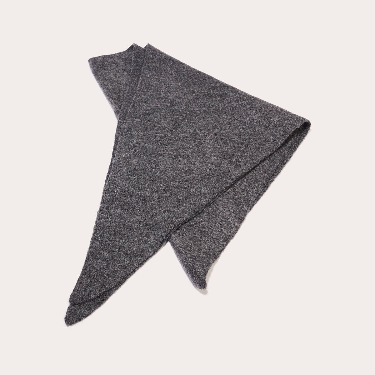 Foulard triangle gris foncé femme