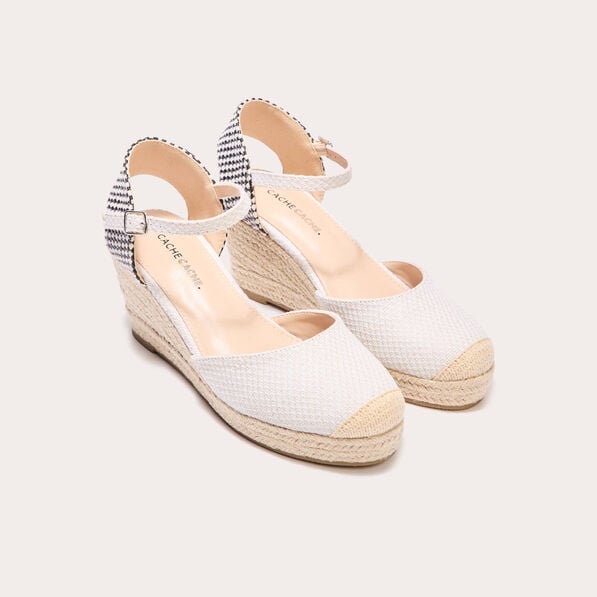 espadrilles compensees sable femme Espadrilles compensées sable femme