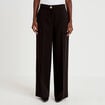 Pantalon bootcut taille standard noir femme