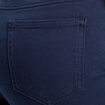 Pantalon capri bleu marine femme