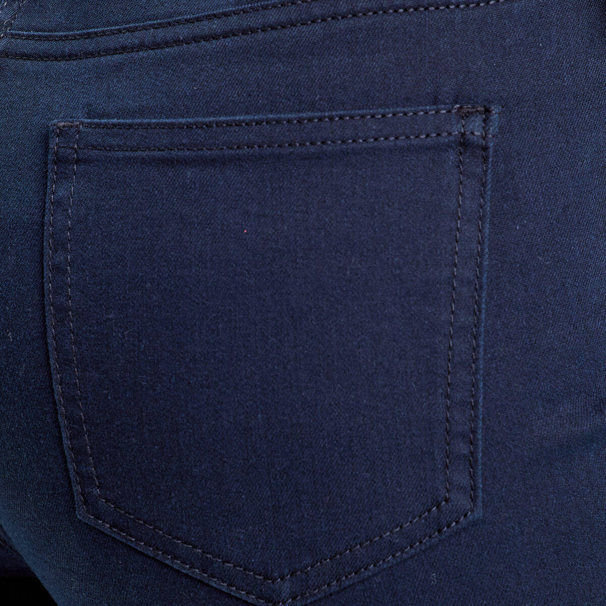 Pantalon capri bleu marine femme