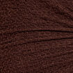 T-shirt col rond manches courtes bijou marron fonc&eacute; femme
