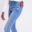 Jeans regular stretch denim double stone femme