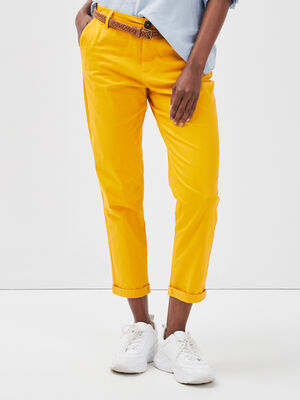 pantalon chino 78eme jaune femme