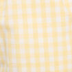 Short droit taille élastiquée jaune femme