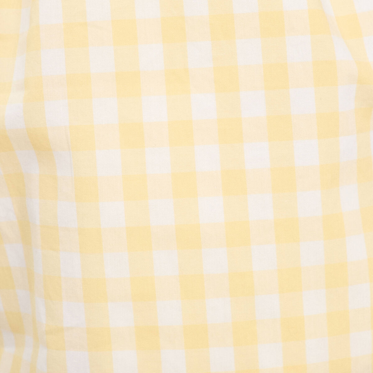Short droit taille élastiquée jaune femme