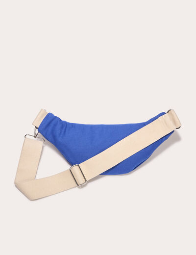 Sac banane bleu electrique femme