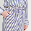 Pantalon large bleu marine femme