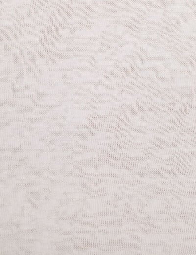 T-shirt manches courtes blanc femme
