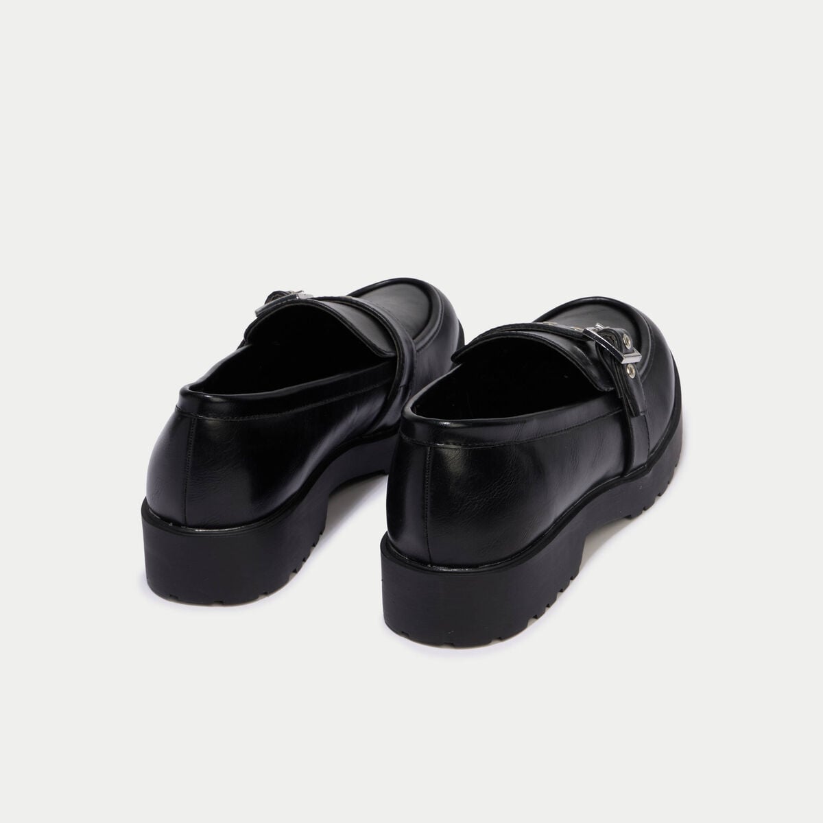 Mocassins noir femme