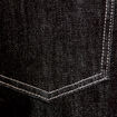 Jean wide leg taille basse denim noir femme