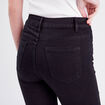 Jeans slim 5 poches denim noir femme