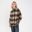 Chemise manches longues camel femme