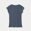 T-shirt manches courtes gris femme