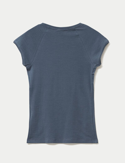 T-shirt manches courtes gris femme