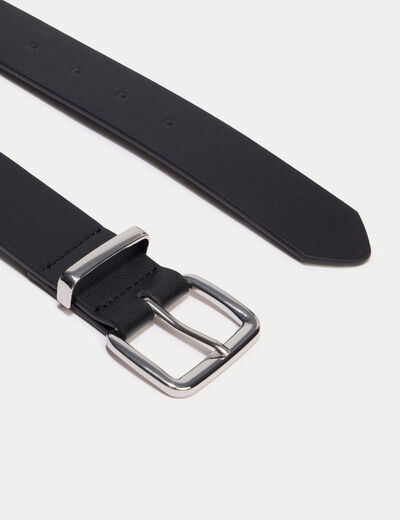 Ceinture large noir femme