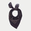 Foulard bleu marine femme