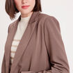 Veste esprit blazer droite taupe femme