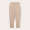 Jeans mom taille haute sable femme