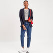 Veste blazer cintrée bleu marine femme