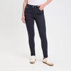 Jeans slim 5 poches bleu marine femme