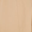 Trench court boutonné sable femme