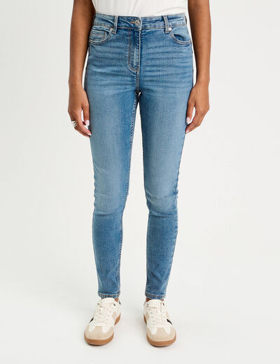Jeans skinny push up denim double stone femme