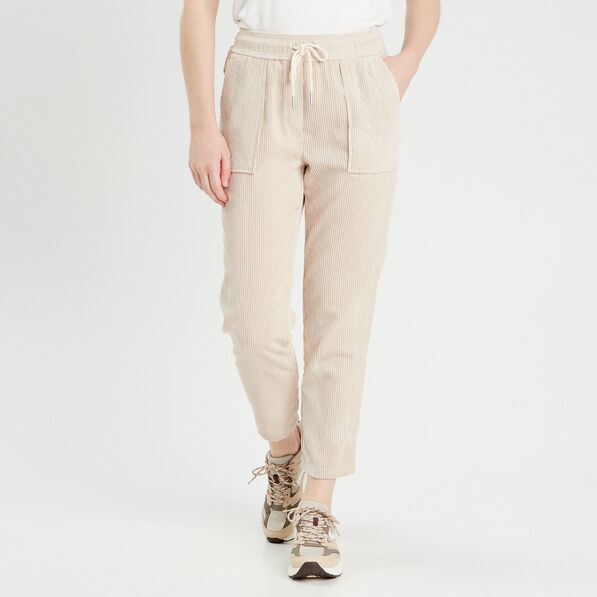 pantalon slouchy velours sable femme Pantalon slouchy velours sable femme