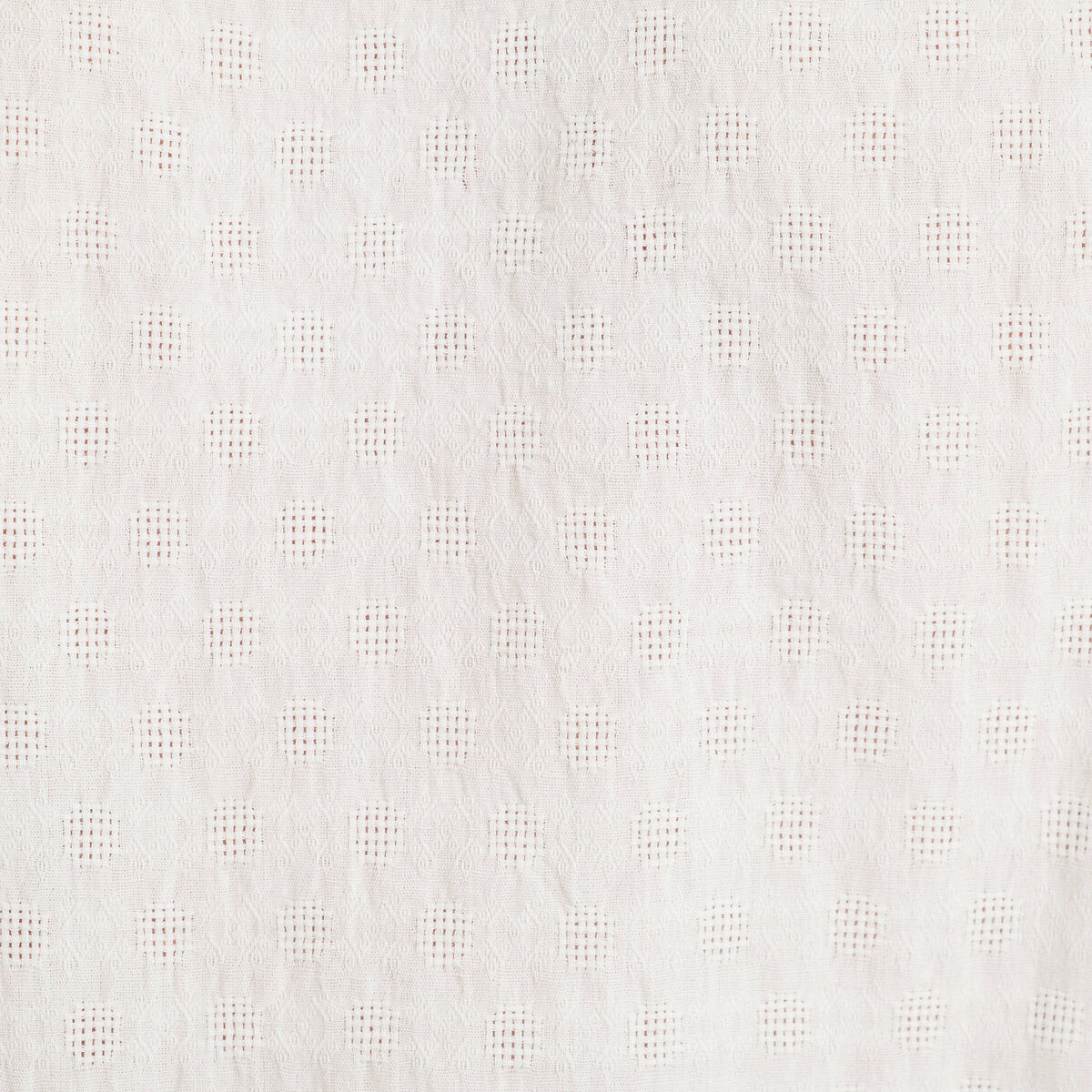 Blouse avec noeuds ecru femme
