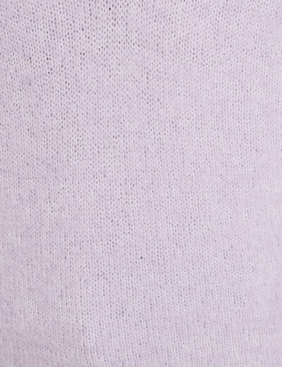 Pull duveteux parme femme