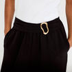 Pantalon bouffant taille standard noir femme