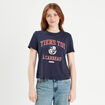 T-shirt manches courtes bleu marine femme