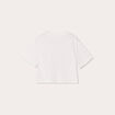 T-shirt manches courtes ecru femme