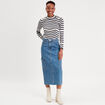 Pull col montant blanc femme