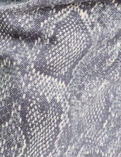 Pantalon ballon large bleu gris femme