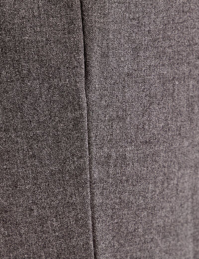 Pantalon large gris foncé femme