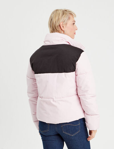 Doudoune rose clair femme