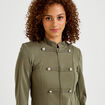 Veste officier vert kaki femme