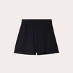 Short fluide regular noir femme