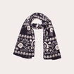 Foulard carré noir femme