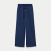 Pantalon bootcut taille standard bleu femme