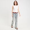 Débardeur tricot blanc femme