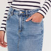 Jupe crayon taille standard denim double stone femme
