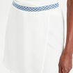 Jupe-short patineuse ecru femme
