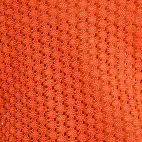 Débardeur effet crochet orange femme