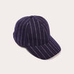 Casquette feutrine bleu marine femme