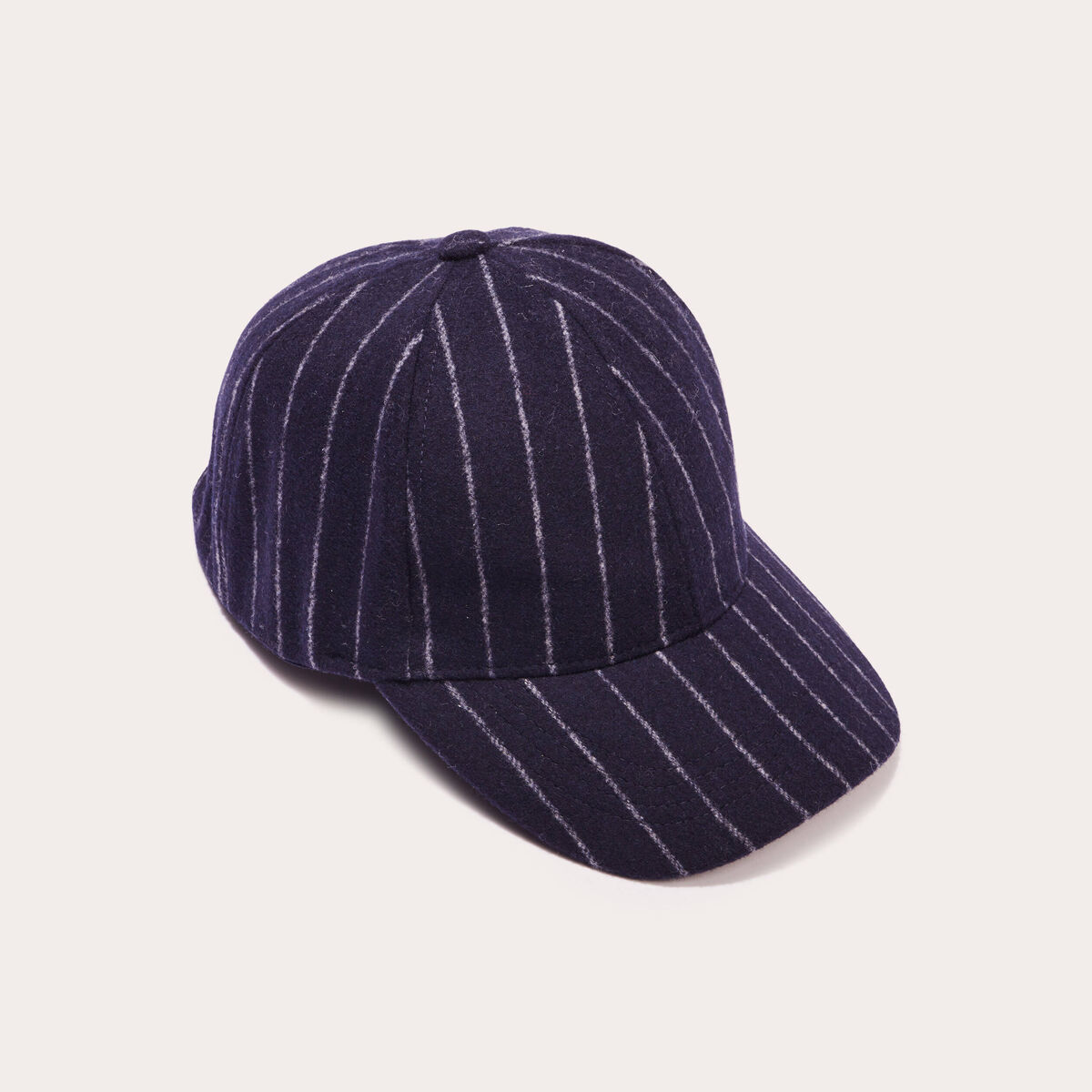 Casquette feutrine bleu marine femme