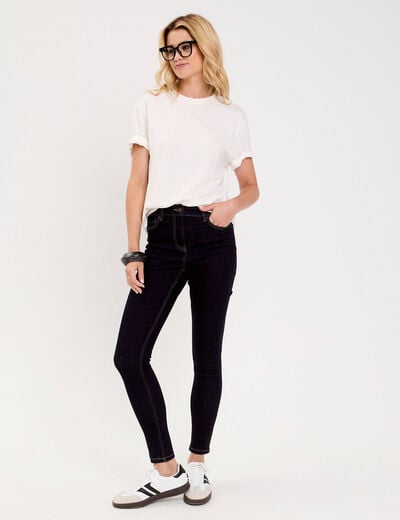 Jeans skinny push-up denim brut femme